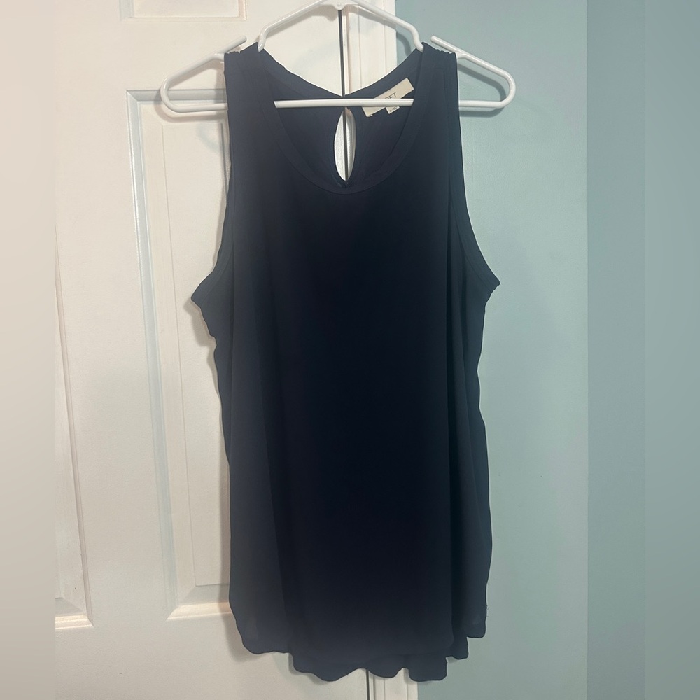 LOFT Navy Blue Tank Top
